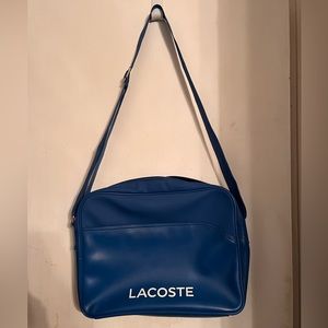 Lacoste laptop shoulder bag
